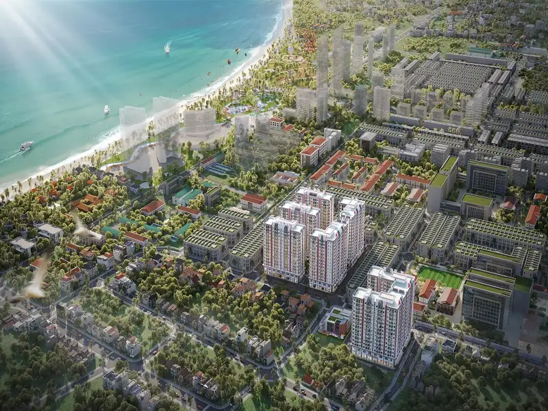 vị trí dự án hacom ocean city