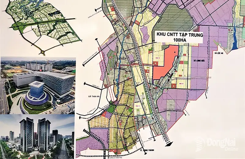 Khu công nghệ số tập trung Long Thành có quy mô hơn 119 ha