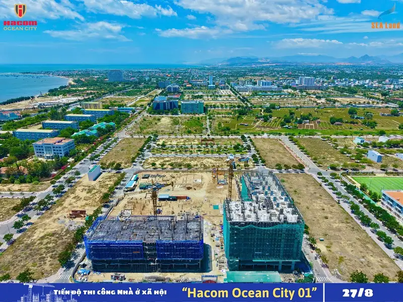 Cập nhật tiến độ dự án hacom ocean city ngay 27/8/2026